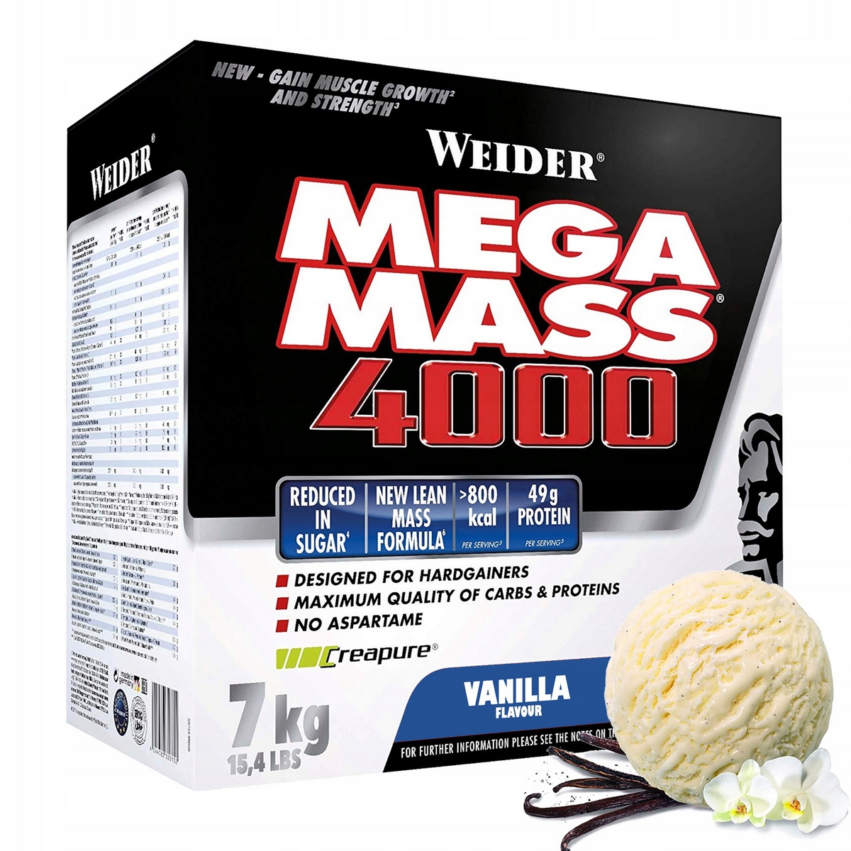 Gainer - WEIDER MEGA MASS 4000 7kg GAINER PROTEIN PROTEIN