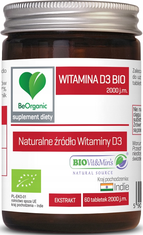 Vitamín D3 BIO 60 tabliet (2000 IU) - B