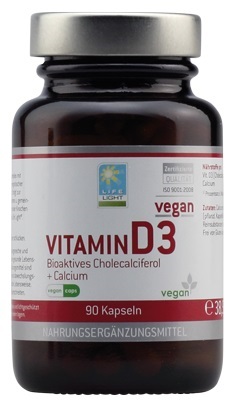 VITAMÍN D3 S VÁPNOM 90 kapsúl LIFE LIGHT S