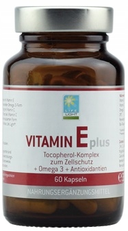 Vitamín E plus omega 3 60 kapsúl životné svetlo s