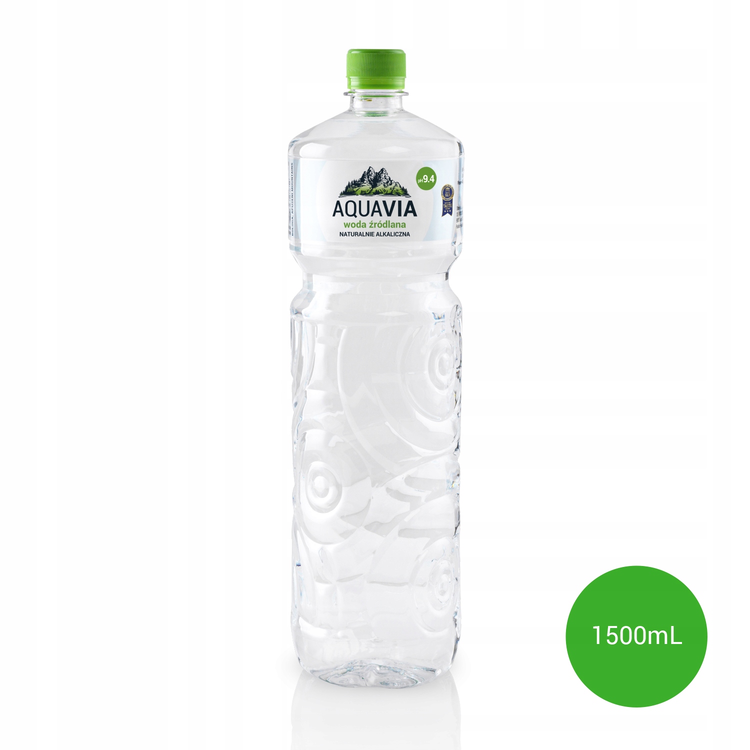 Alkalická voda Aquavia pH 9,4 set 12 x 1,5 l