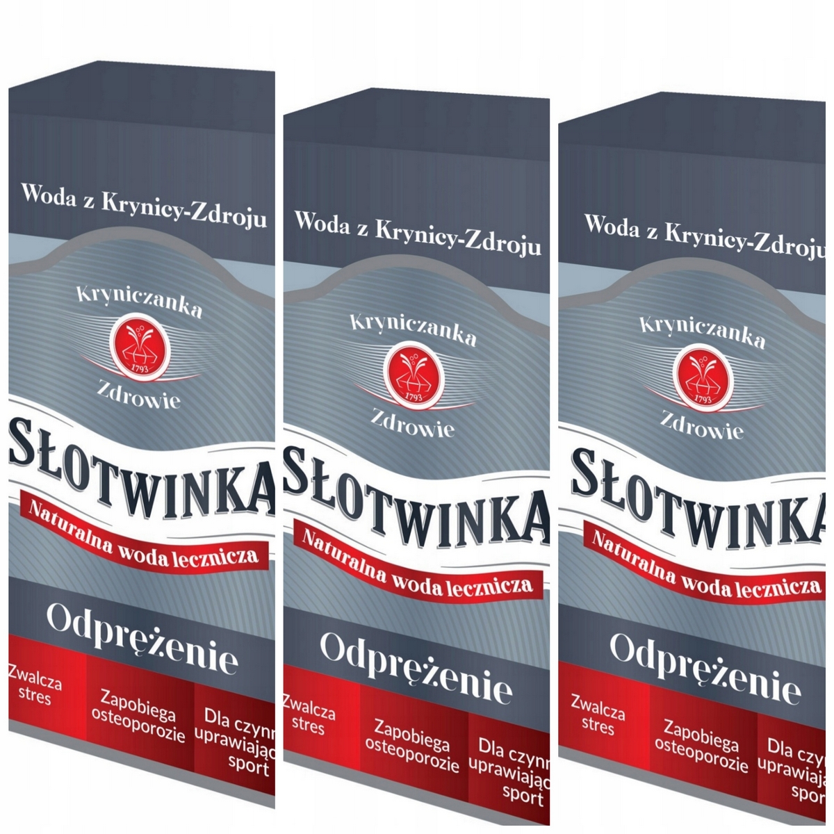 Liečivá voda Słotwinka 5L Krynica Zdrój x 3 SZ.