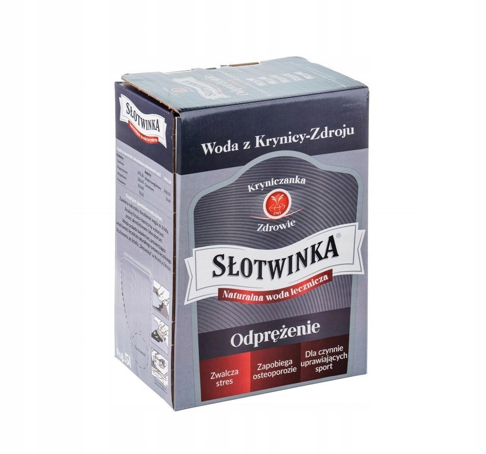 Voda Magnézium Vápnik Słotwinka 5L Kryniczanka Zdravie