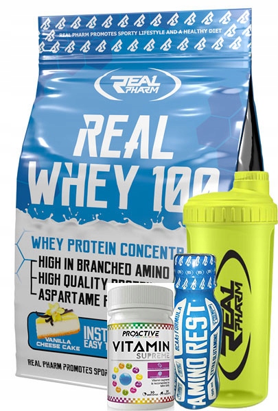 Proteín - WPC 700G Srvátka 100 Real Pharm Gratisa proteín!