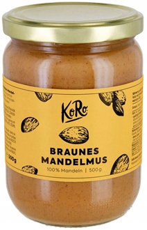 Vegánske maslo z mandlí Zdravé jedlo Koro