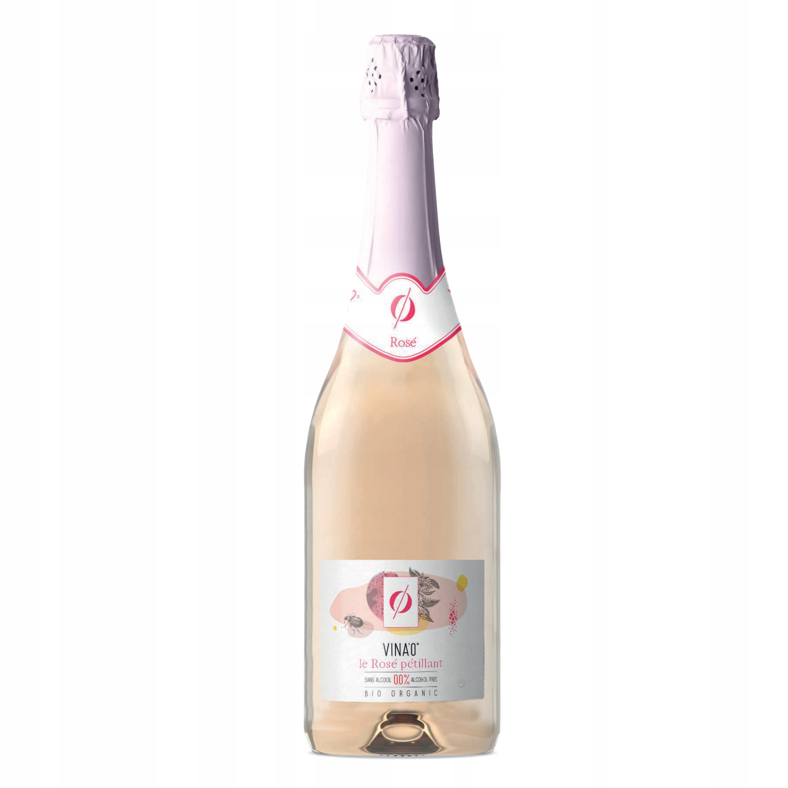 Nealkoholické víno'0 ° le Rose Bio Svičenie