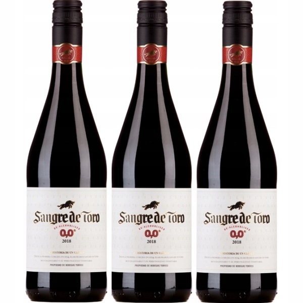 Víno Španielsko Sangre de Toro Tinto 0% 3WIN SET