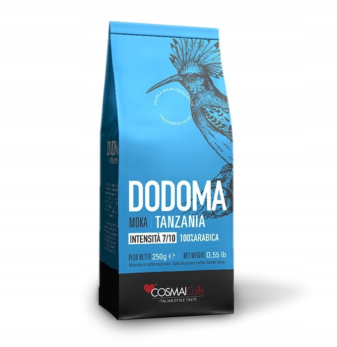 Zrnková káva - Talianske kávové zrná 100% Arabica 250G COSMAI DODOMA