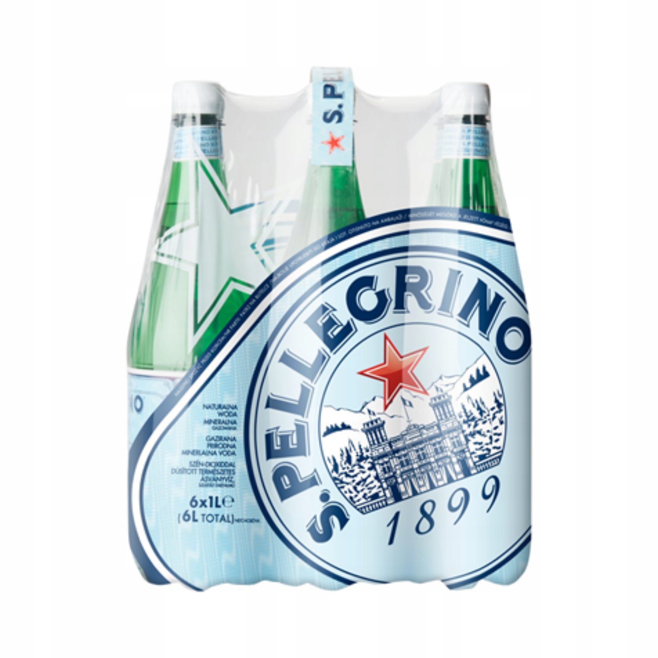 Talianska voda San Pellegrino 6x1L PET