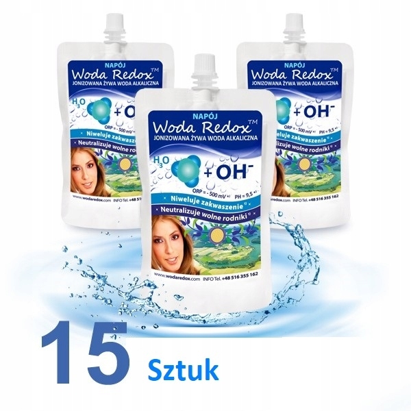 Redox vody alkalický elektrolyt 15 kusov x 240ml