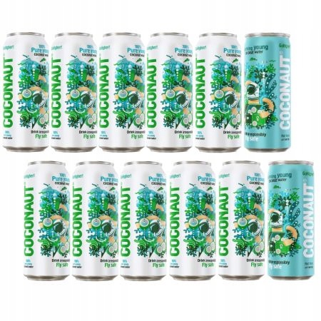 Kokosová voda Set 10x 500 ml + 2x 320 ml