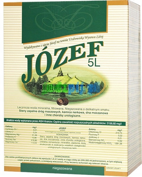 Liečebné vodné kúpele Wysowa Józef 5L Kranis