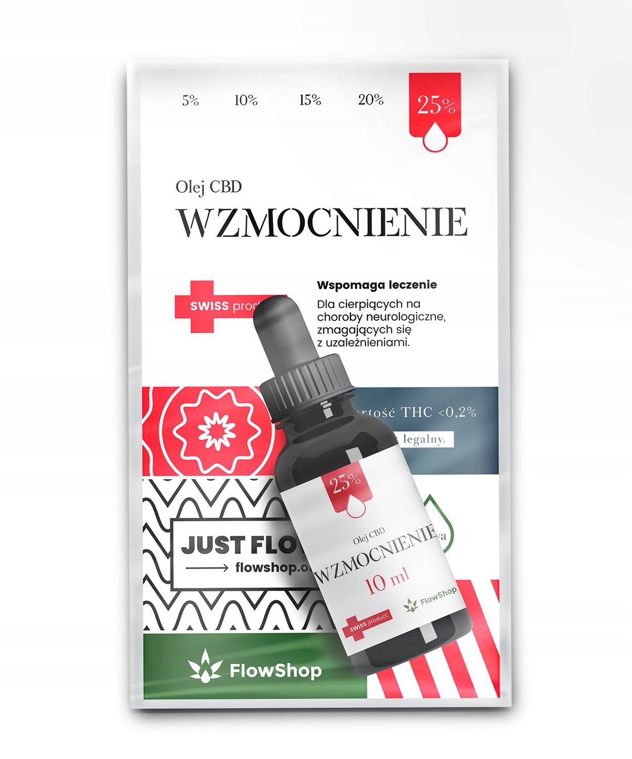 CBD - Výstuž - 25% CBD olej - BIO zo Švajčiarska
