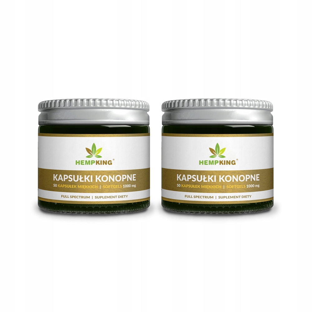 CBD - Sada 2 X Kapsule CBD kanabisom Oil 10% 50sztuk
