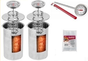 Sada 2x HAM 20X Tašky Biovino Teplomer