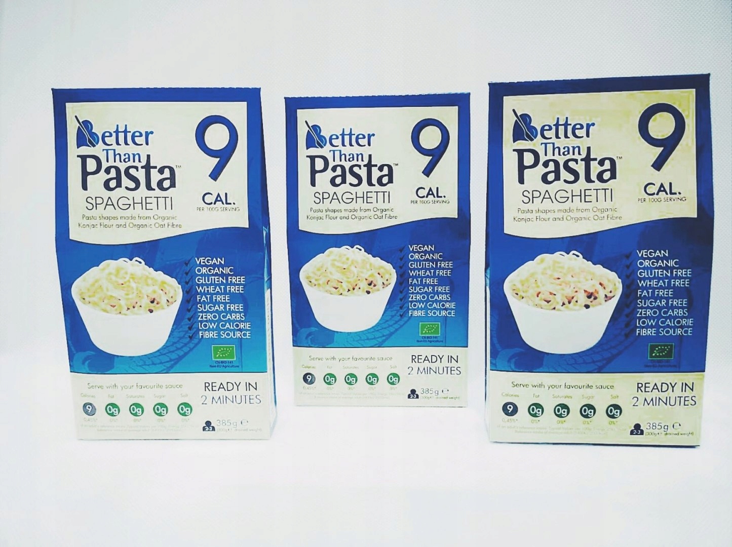 Ázijska kuchyňa - Sada Keto 9 Kal Keto cestoviny. Spaghetti 3x385g