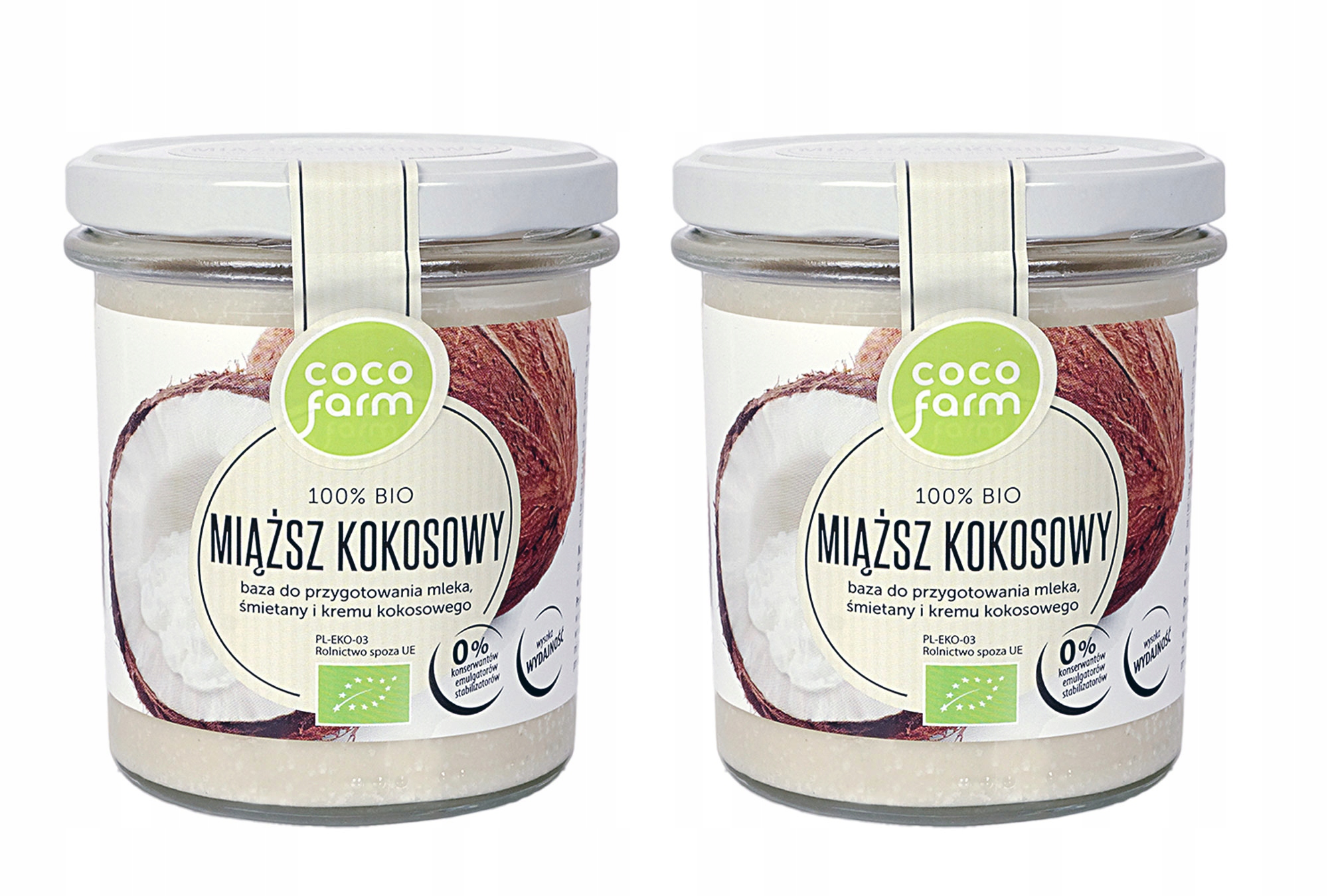 VYROBTE SI KOKOSOVÚ OMÁČKU, KRÉM, KRÉMOVÉ BIO MLIEKO 2x280g