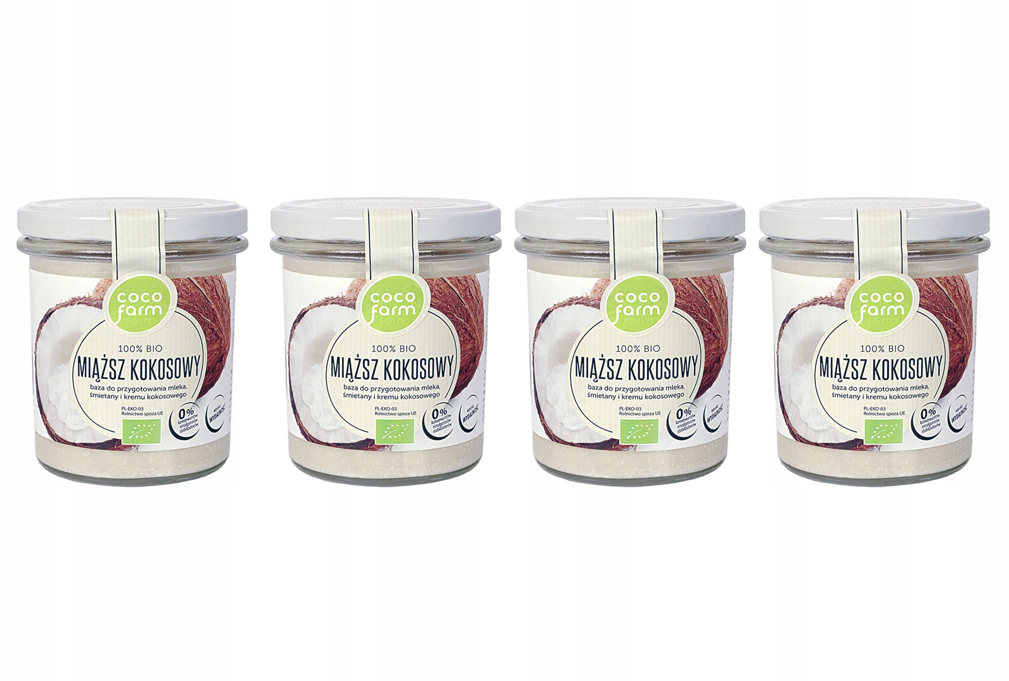 Make Sam Bio Milk Cream Coconut Cream 4x280g