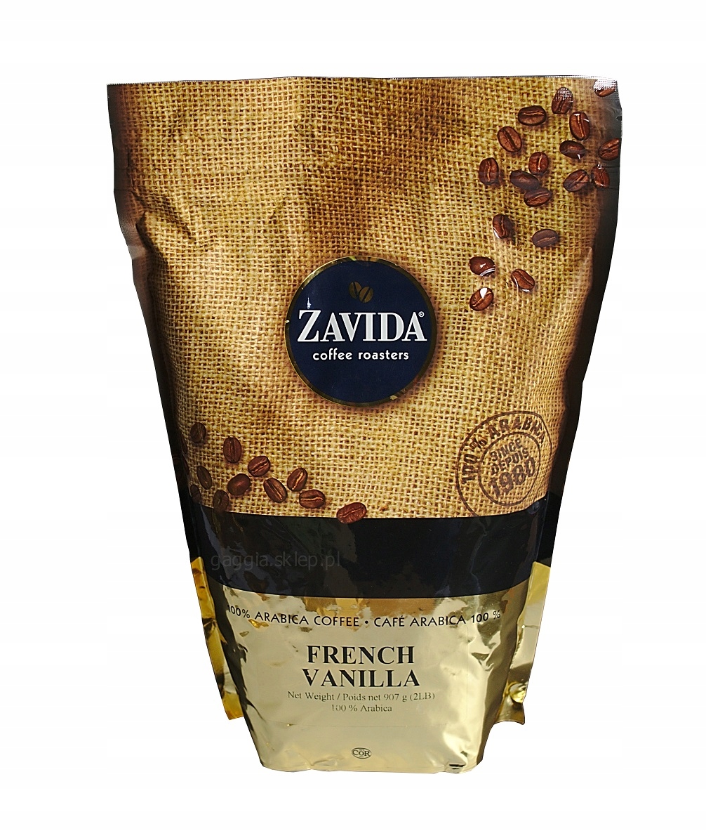 Zrnková káva - Zavida French Vanilla Vanilla Coffee Beans 907