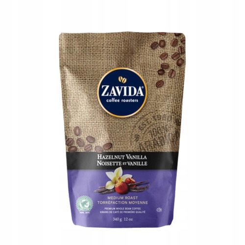 Zrnková káva - Zavida Hazelnuta vanilka 340 g - Káva Bean