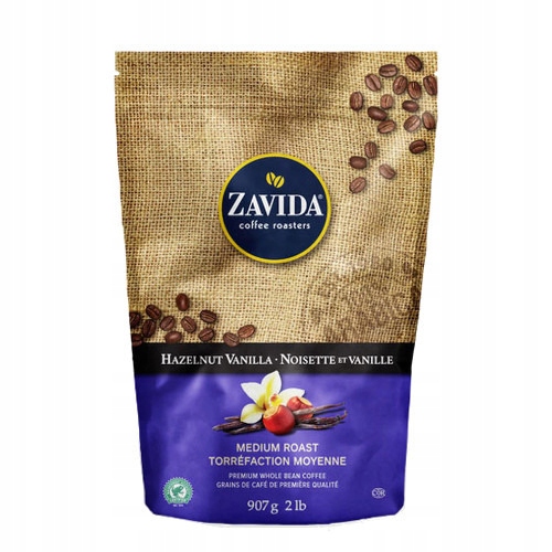 Zrnková káva - Zavida Vanilkovo-orechová 907 g kávových zŕn