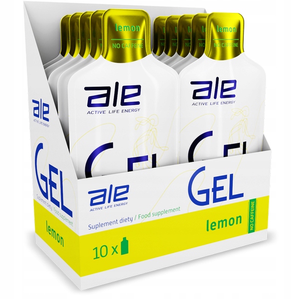 Energetický gél, ale gél 55,5 g citrón 10 ks.