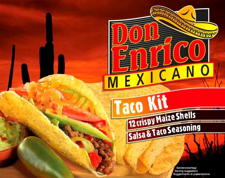 Mexická kuchyňa - Taco Kit 320g Don Enrico Prípravok