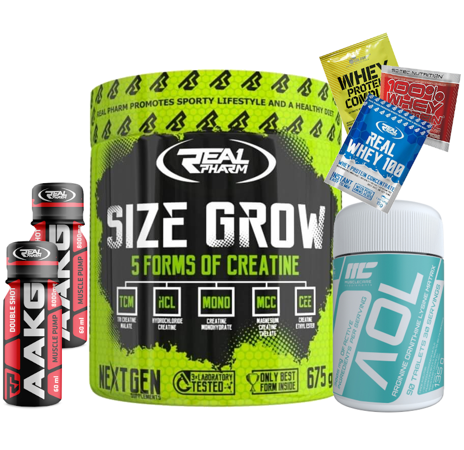 Kreatín - Kingsize AOL + Veľkosť rastú - 675G KIWI CACTUS