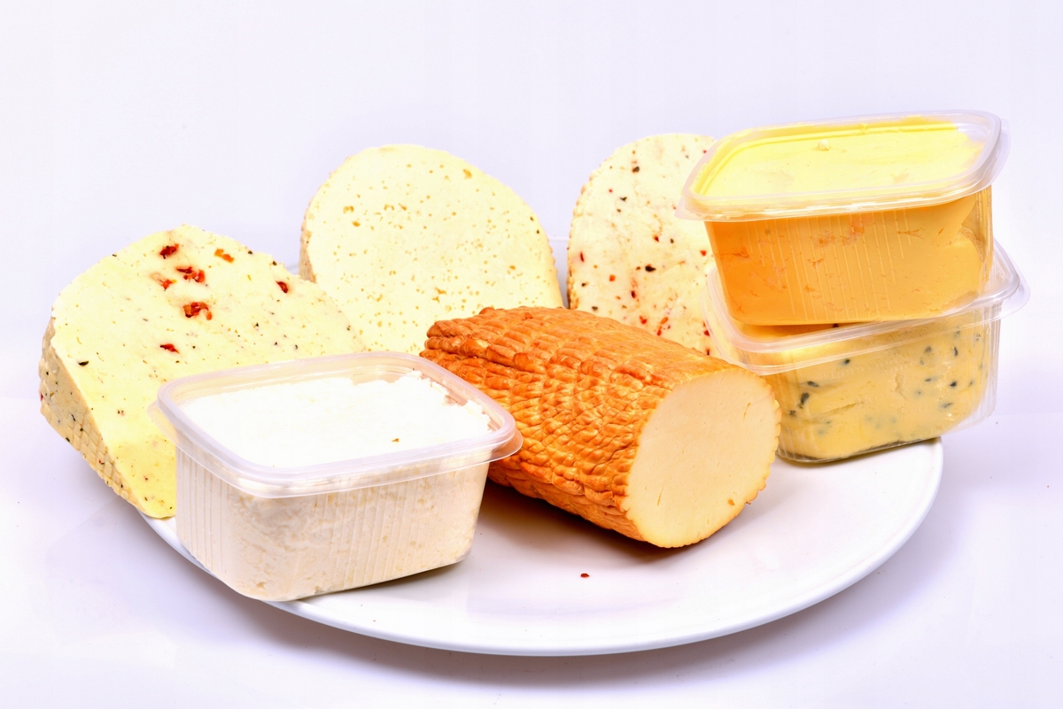 Sada mliečnych výrobkov pre vegetariánov asi 2 kg