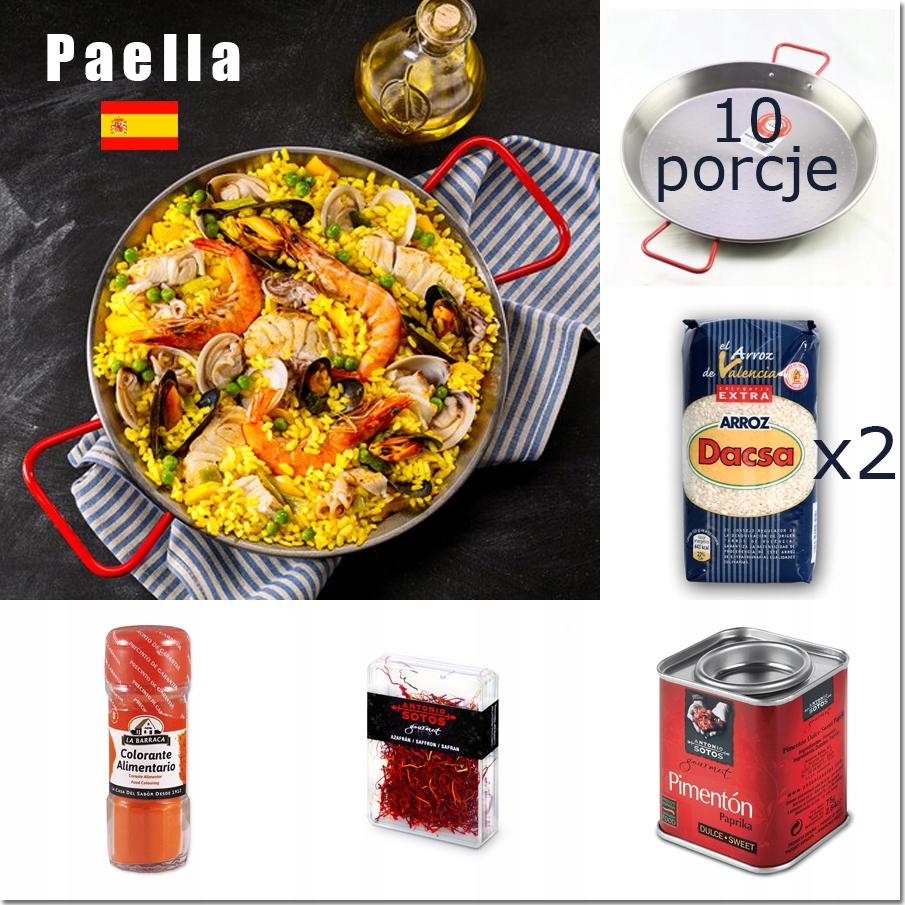 Paelli Set - Dacsax2 z Paellera 10 porcií