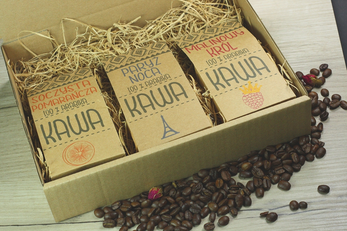 Zrnková káva - Sada chutí 3 x 100 g Premium pre darček