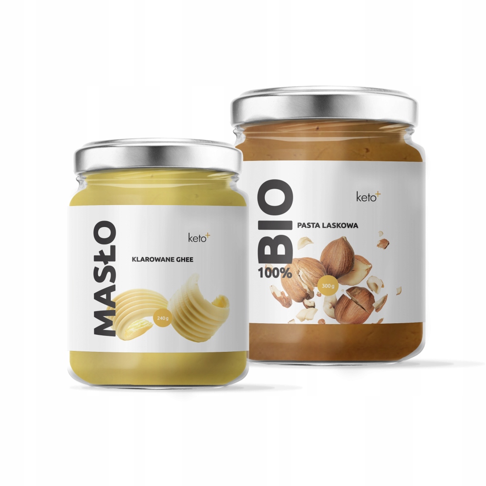 Ghee Vyčistené maslo Set a Bio Hazel Paste