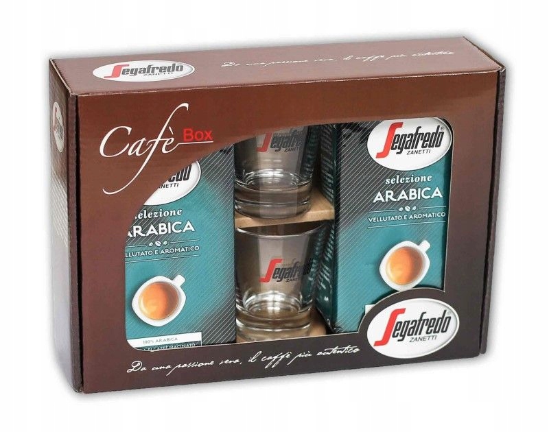 Káva mletá - Darčekový set Mielona Segafredo + okuliare
