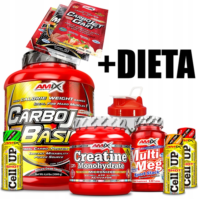 Gainer - AMIX DOPLOŽKY SET (30 dní) + 4KG