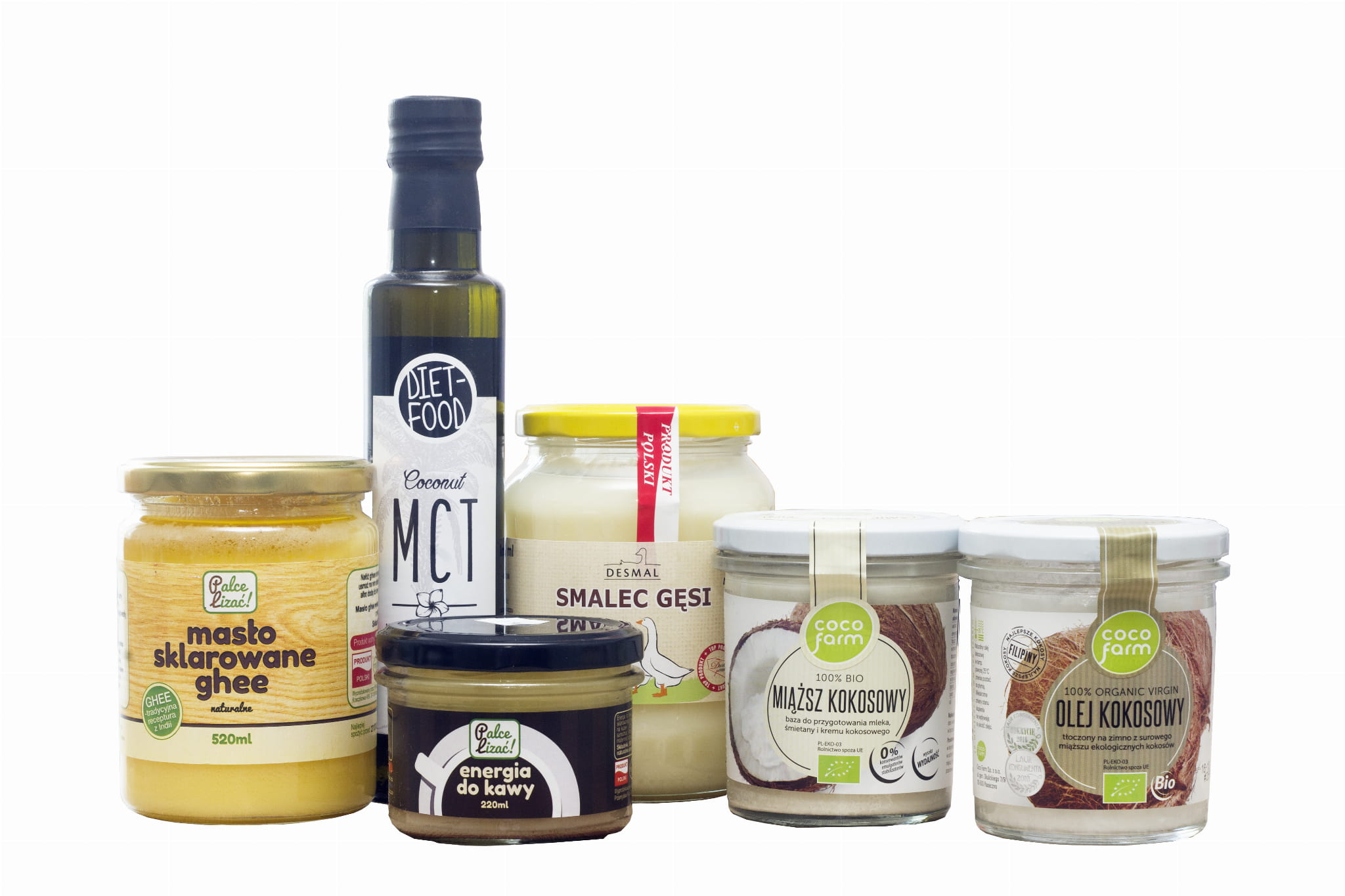 LCHF KETO nerafinovaný tukový set