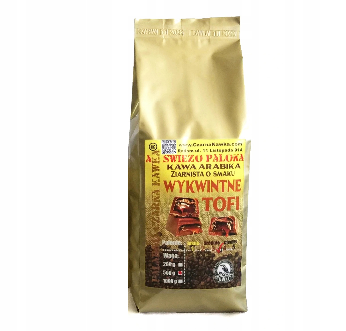 Zrnková káva - Granski Wyfice Toffi čerstvo pečené 1kg nové