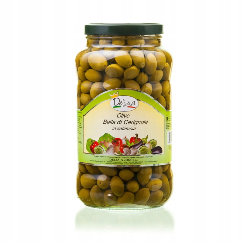 Zelené olivy s severom Bella di Cerigno 1062ml