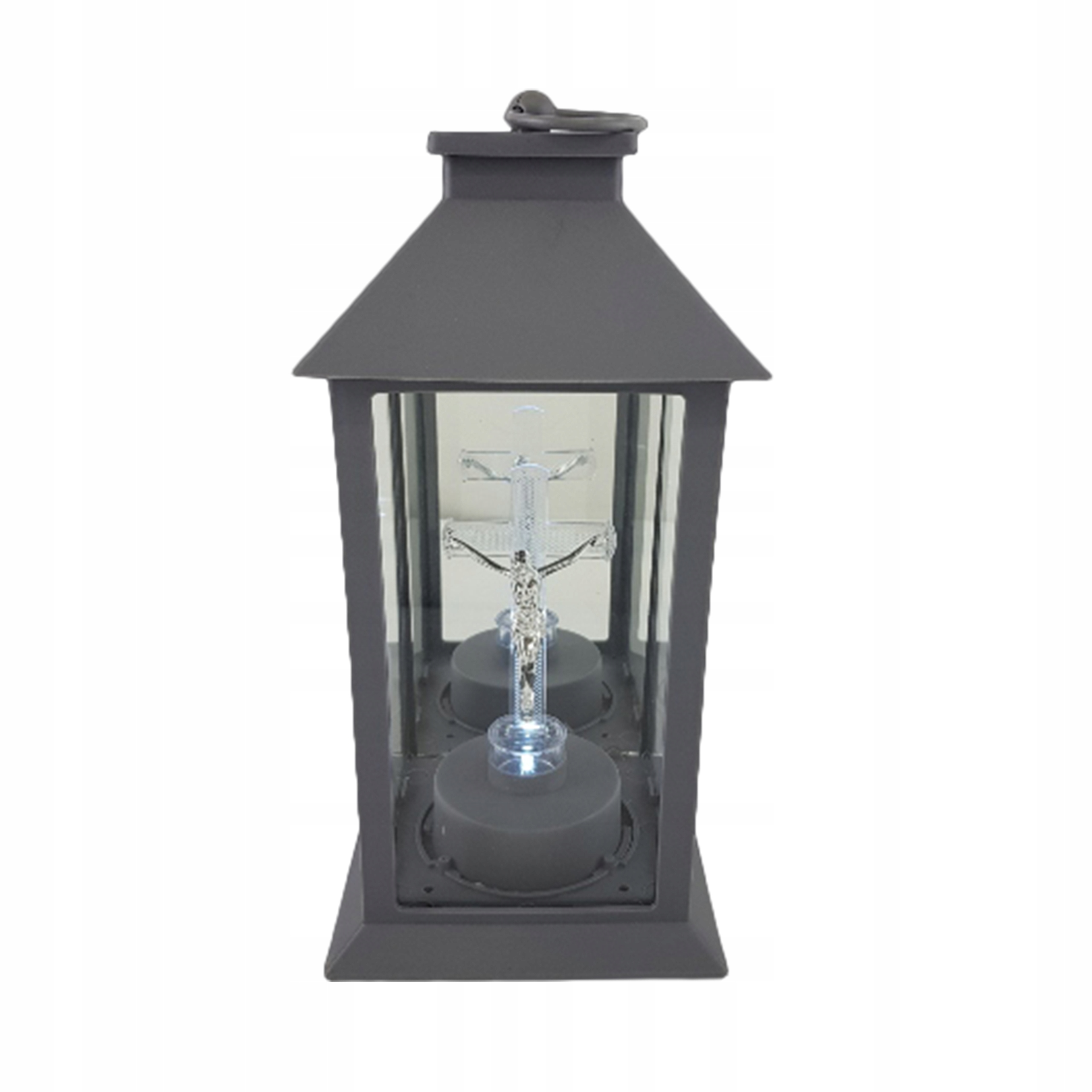 Lacná sviečka HK-61 LED lampa s krížom 28 cm