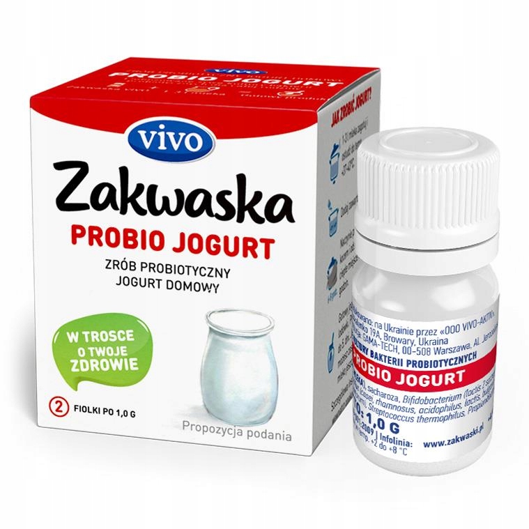 Živé bakteriálne kultúry pre probio 2 g jogurt (2 fio