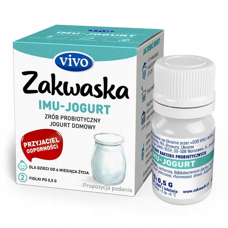 Živá bakteriálna kultúra pre jogurt IMU 1 G vivo