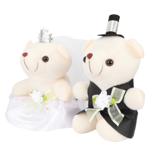 Darček na Valentína - 1 pár krásnej plyšovej bábiky ornament Indoor Suple