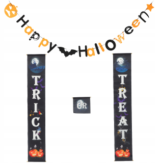 Halloween - 1 Blander Set Halloween Flags Pull Flags Fr