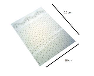 Darček na Valentína - 10 Celofan Srdce Balenie na Valentína 18x25 cm