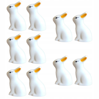 Veľkonočná dekorácia - 10 počítačov. Ceramic Rabbit remeselníka Roztomilý dekor