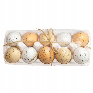 Veľkonočná dekorácia - 10 kusov umelé vajcia vešiak na písanie hračky