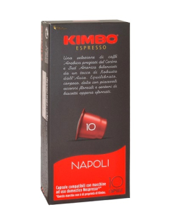 Kávové kapsule - 10 x Kimbo Napoli Nespresso Kapsuly 10 ks.