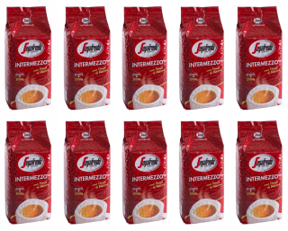 Zrnková káva - 10 x zrnková káva Segafredo Intermezzo 1 kg