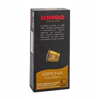 Kávové kapsule - 10 x kávové kapsule Nespresso KIMBO ARMONIA 10 ks.