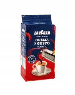 Káva mletá - 10 x mletá káva lavazza crema e gusto 0.25 kg