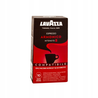 Kávové kapsule - 10 x Lavazza Armonico Nespresso 10 kapsúl